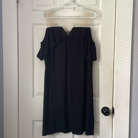 Women’s “off the shoulder” black dress - Picture 1 of 5